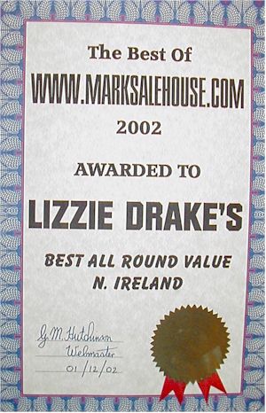 Lizzie Drake's Award